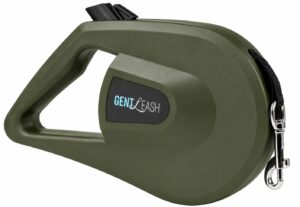 Gentleash dog soft braking leash system olive